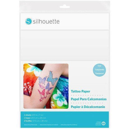 Picture of Silhouette America Temp Tattoo Paper, 8.5x11 Inches, Basic