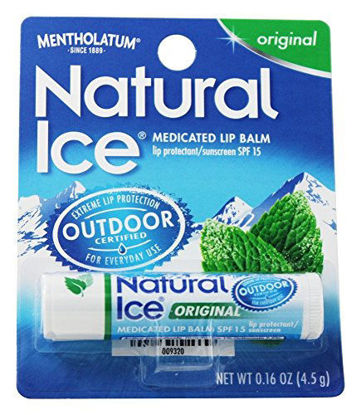 Picture of Mentholatum Natural Ice Lip Balm Original SPF 15 1 Each ( Pack of 2)