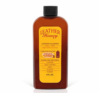 Picture of Leather Cleaner by Leather Honey: The Best Leather Cleaner for Vinyl and Leather Apparel, Furniture, Auto Interior, Shoes and Accessories. Concentrated Formula Makes 32 Ounces When Diluted!