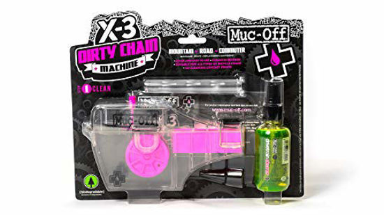 Picture of Muc Off X-3 Dirty Chain Machine - Bicycle Chain Cleaning Device for A Deep and Effective Clean - Includes 75ml Bio Drivetrain Cleaner Bottle