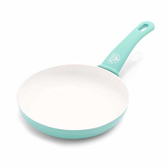 GreenLife Soft Grip Healthy Ceramic Nonstick 8 Fry Pan - Turquoise