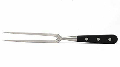 Picture of Carving Fork Forged Full Tang Metal Rivets Stainless Steel Blade KFP-71