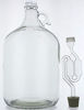 Picture of FastRack 1 gal Glass Wine Fermenter, INCLUDES Rubber Stopper and Twin Bubble Airlock, Multicolor (B014T3LHFA)