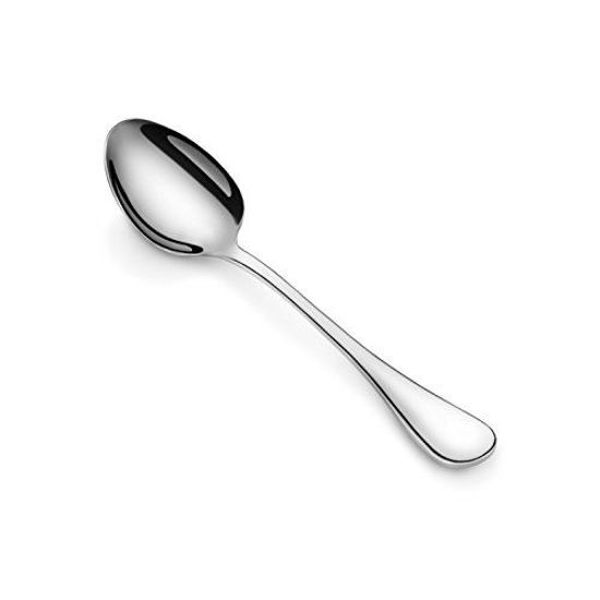 Picture of Artaste 56396 Rain 18/10 Stainless Steel Espresso Spoon (Set of 6), 4.85", Silver