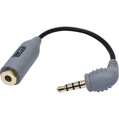Picture of Vidpro MA-SP 3.5mm Microphone Adapter (Stereo TRS to Smartphone TRRS)
