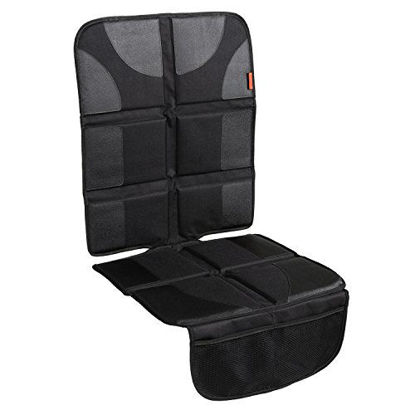 Picture of Lusso Gear Car Seat Protector with Thickest Padding - Featuring XL Size (Best Coverage Available), Durable, Waterproof 600D Fabric, PVC Leather Reinforced Corners & 2 Large Pockets for Handy Storage