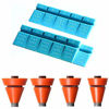 Picture of Wedgek AZ4 Angle Guides Combo, Blue for Sharpening Stones, Orange for Rods