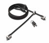 Picture of Kensington MicroSaver 2.0 Keyed Twin Cable Lock for Laptops & Other Devices (K65048WW)