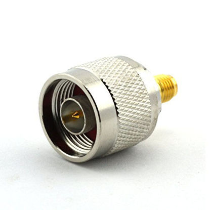 Picture of Maxmoral N Male to SMA Female Connector RF Coax Coaxial Adapter