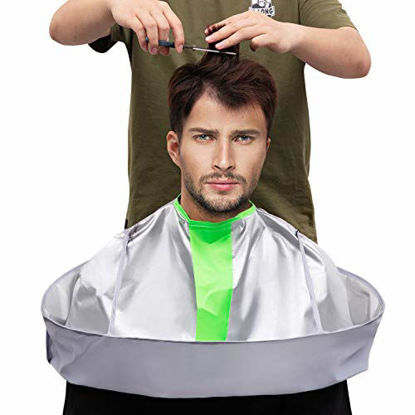 Picture of Hair Cutting Capes for Adult/Kids Umbrella Design Barber Salon Cape Keep Hair Off Clothes and Floor