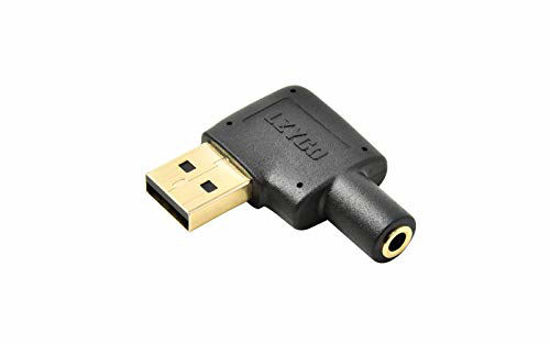 Picture of LZYCO USB to Audio Jack Adapter External Stereo Sound Card with One 3.5mm Aux TRRS Headphone or Headset to USB Adapter for Integrated Audio Out & Microphone in, Do Not Work for TV or Car (Black)