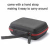 Picture of Hard travel case for Korg TM-50 / TM-60BK Tuner Metronome and Clip on Microphone, Protective Carrying Storage Bag - Black (Gray Lining)