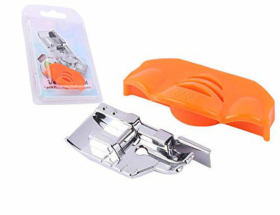 1/4'' (Quarter Inch) Quilting Patchwork Sewing Machine Presser Foot with  Edge Guide for All Low Shank Snap-On Singer, Brother, Babylock, Euro-Pro,  Janome, Juki, Kenmore, New Home, White, Simplicity