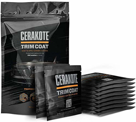 CERAKOTE® Ceramic Trim Coat, Plastic Trim Restorer - Maximum Strength -  Lasts 200 Washes 