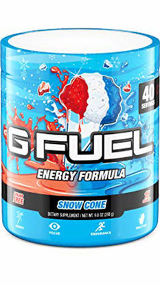 Picture of G Fuel Snow Cone (40 Servings) Elite Energy and Endurance Formula 9.8 oz.