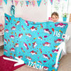 Picture of GirlZone Unicorn Fleece Blanket Throw Blanket for Girls, Room Decor