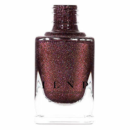 Picture of ILNP Bloodline - Rich Marsala Holographic Nail Polish, Chip Resistant, Non-Toxic, Vegan, Cruelty Free