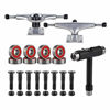 Picture of BESIY Skateboard Trucks, Skateboard Bearings & Wheel Hardware Set with Polished Skateboard Screws 1" and Practical Wrench