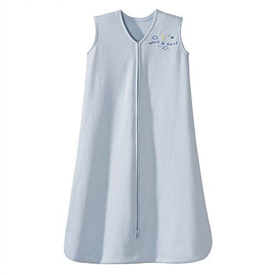 Picture of HALO Sleepsack 100% Cotton Wearable Blanket, Baby Blue, Large