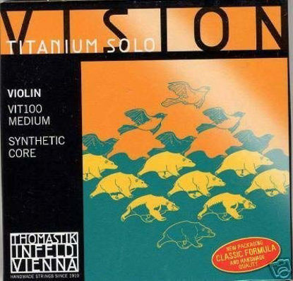 Picture of Thomastik Vision Titanium Solo Violin String Set NEW