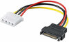 Picture of Manhattan 6" 4-pin Molex Female to 15-pin SATA Male Power Cable