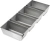 Picture of USA Pan Bakeware Strapped Mini Loaf Pan, 4 Loaves, Nonstick & Quick Release Coating, Made in the USA from Aluminized Steel