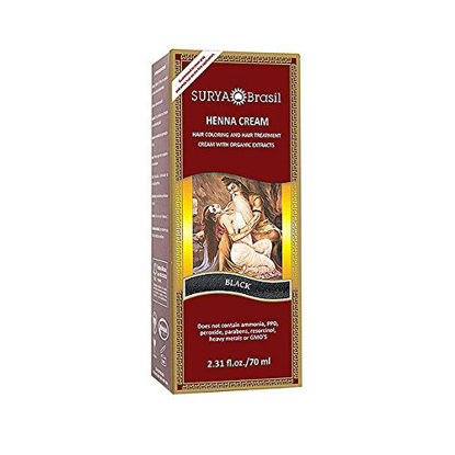 Picture of Surya Brasil: Natural Henna Cream, Black 2.31 oz (2 pack)