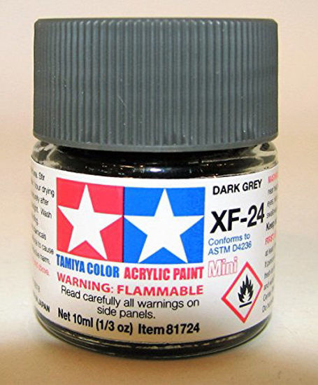 Picture of TAMIYA 81724 Acrylic Mini XF24 Dark Gray 1/3 oz