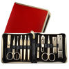 Picture of World No. 1. Three Seven (777) Travel Manicure Grooming Kit Nail Clipper Set (11 PCs, TS-950RG), MADE IN KOREA, SINCE 1975.