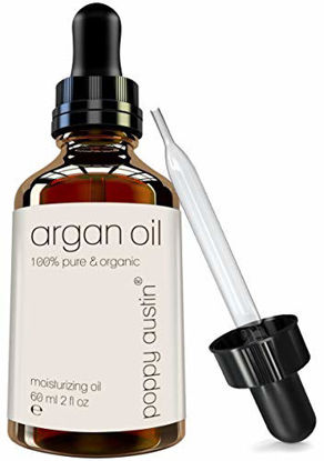 Picture of Pure Argan Oil for Hair & Skin - Vegan Certified, Cruelty-Free, Organic & Eco Friendly - Hand Made, Cold Pressed & Finest Grade Argon Oil, 2 oz