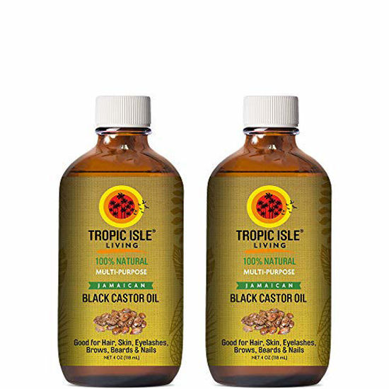 Picture of Tropic Isle Living Jamaican Black Castor Oil 4oz (Pack of 2)