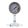 Picture of Malida The Water Filter Water Stainless Pressure Gauge For Aquarium Meter 0-1.6MPa 0-220psi Reverse Osmosis System Pump 1/43/81/2