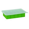 Picture of green sprouts Fresh Baby Food Freezer Tray | Perfectly portioned for baby's first feedings | Clear lid for covering food & stacking trays, Flexible for easy removal, Dishwasher safe