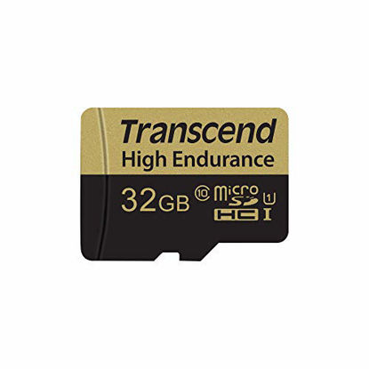 Picture of Transcend Information 32GB Micro Card with Adapter (TS32GUSDHC10V)