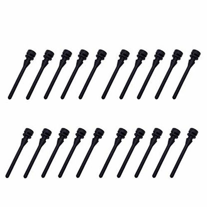 Picture of Honbay 20PCS PC Case Fan Soft Silicone Anti Noise Reducing Vibration Screws Fan Rivet for PC Case Fan or CPU Fan