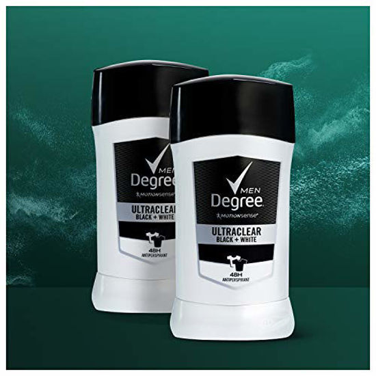 Getuscart Degree Men Ultraclear Antiperspirant Protects From Deodorant Stains Black White 