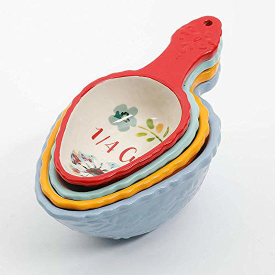 Picture of Pioneer Woman Willow Ceramic Measuring Scoop Set