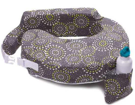 Picture of My Brest Friend Original Nursing Posture Pillow, Grey & Yellow Fireworks