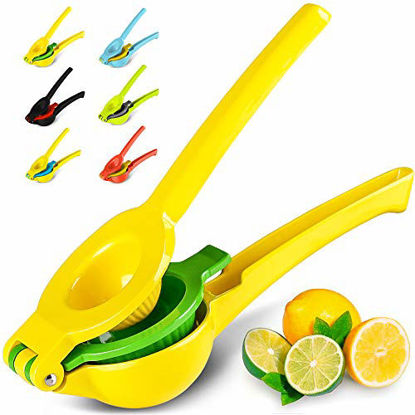 Picture of Top Rated Zulay Premium Quality Metal Lemon Lime Squeezer - Manual Citrus Press Juicer