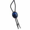 Picture of KeCol Adult Western Native American Indian Vintage Agate Bolo Tie Necktie Blue