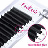 Picture of Volume Lash Extensions 0.05 0.07mm Easy Fan Lashes 8~20mm Length FADLASH Eyelash Extensions C/D/DD Curl 2D-10D Easy Fanning Volume Lashes Self Fanning Eyelash Extensions (0.07-D curl, 8~14mm Mix)