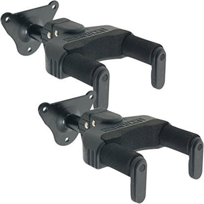 Picture of Hercules GSP39WB Auto Grab Wall Mount Guitar Hanger (Pack of 2) - Parallel Import Goods