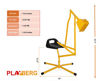 Picture of PLAYBERG Metal Sand Digger Toy Crane for Sandbox