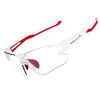 Picture of RockBros Cycling Sunglasses Photochromic Bike Glasses for Men Women Sports Goggles UV Protection White Red