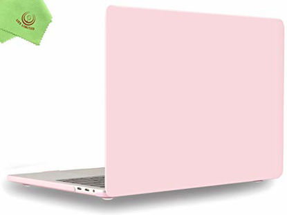 Picture of UESWILL Matte Hard Case Compatible with 2016-2019 MacBook Pro 13 inch, 2/4 Thunderbolt 3 Ports (USB-C), with/Without Touch Bar, Model A2159 A1989 A1706 A1708, Rose Quartz
