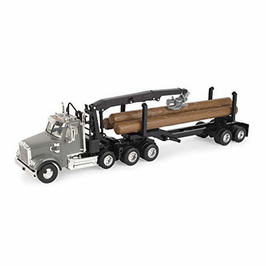 Picture of ERTL Freightliner 1:32 Scale 122SD Logging Truck with Logging Trailer