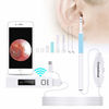 Picture of Ear Cleaning Endoscope,WiFi 3 in 1 Borescope Inspection Ear Wax Remover Tool 1.3Megapixels HD Waterproof Camera with 6 Adjustable LED,Compatible for IOS Iphone Ipad Mac OTG Android Micro USB PC(White)