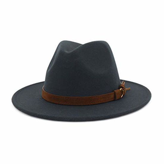 Vim Tree Unisex Wide Brim Felt Fedora Hats Men Women Panama Trilby Hat with  Band : : Clothing, Shoes & Accessories