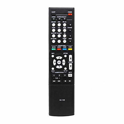 Picture of New RC-1168 Replaced AV Remote Control Fit for Denon AVR-S710W AVR-X1100W AVR-S500BT AVR-X510BT AVR-S700W AVR-X2100W AVR-1613 AV A/V Home Theater Receiver System