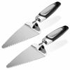 Picture of 2PCS Flatware Pie Server Stainless Steel Cake Cutter, Pizza/Tart/Dessert Slicer.